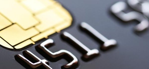 Credit card background, shallow DOF